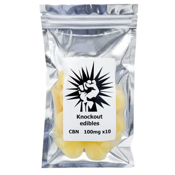 CBNグミ100mg × 10粒 Knockout edibles CBN （レモン）